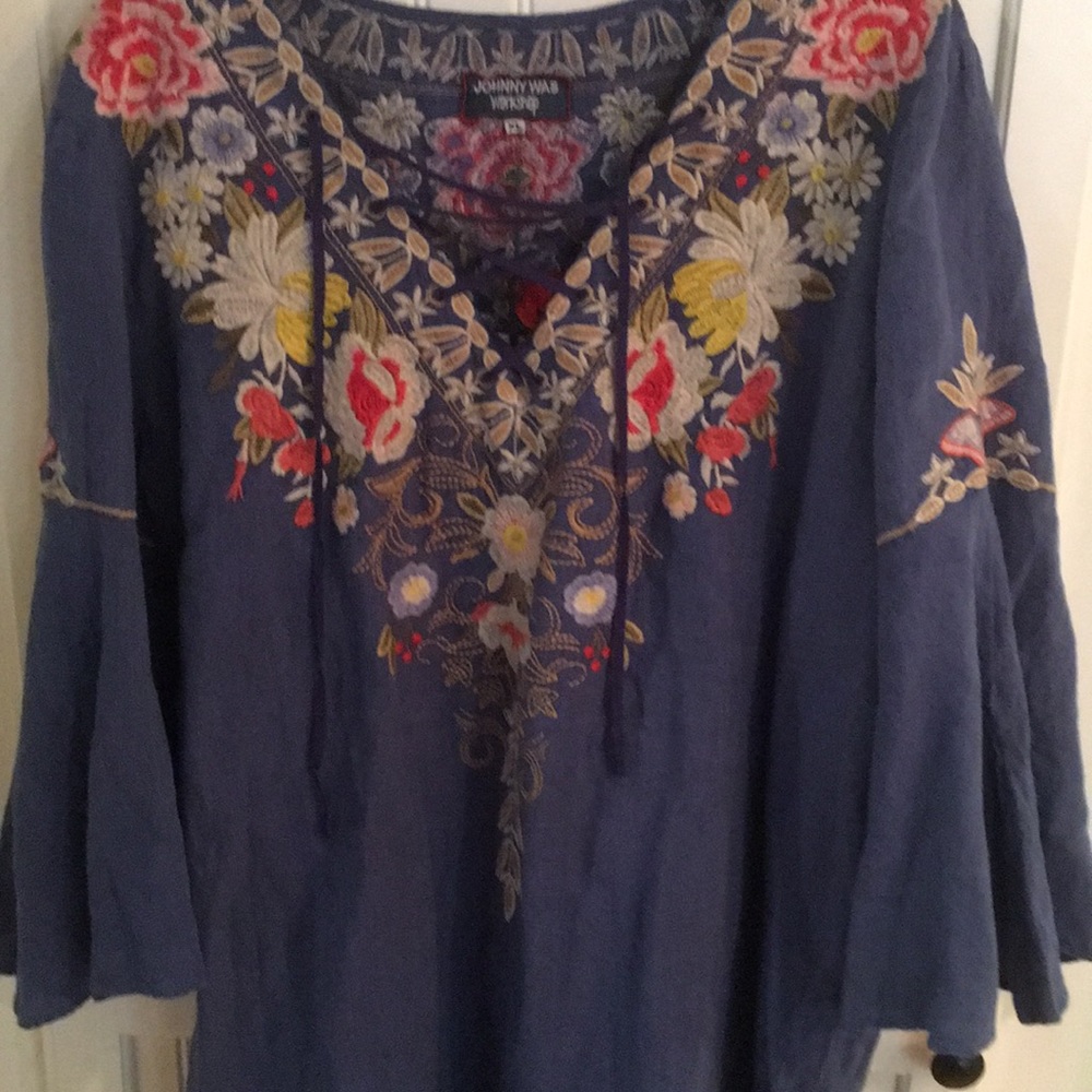 Johnny Was Kitti lace up swing dress